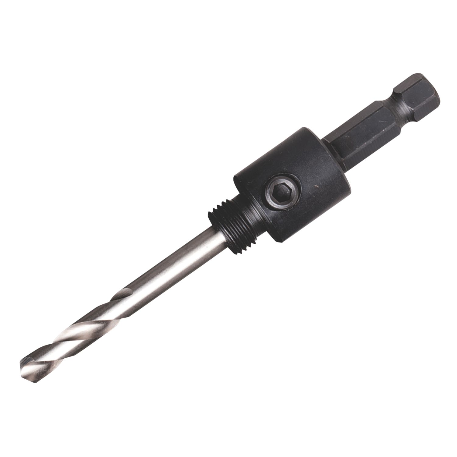 Starrett A1 Hex Shank Multi-Material Arbor with 80mm Pilot Drill (56120)