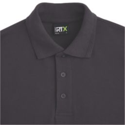 Pro RTX Premium Personalised Polo Shirt Charcoal 2X Large 48 / 50" Chest