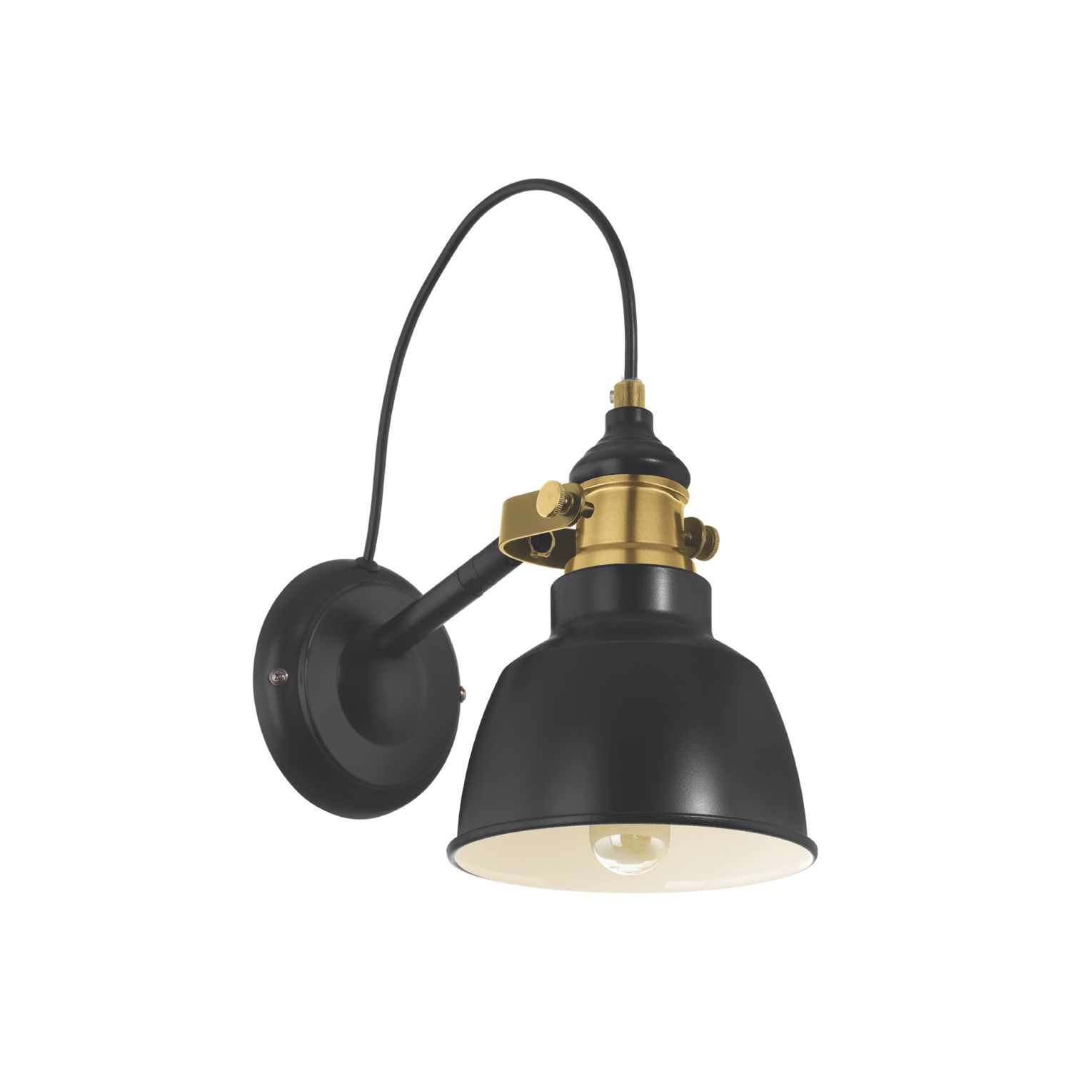 Eglo Thornford Wall Light Black/Bronze (561CX)