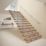 Rothley  Steel Handrail Kit Brushed Silver 3600mm