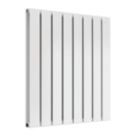 Reina Flat Double 600mm x 588mm 2052BTU White Vertical Designer Radiator