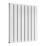 Reina Flat Double 600mm x 588mm 2052BTU White Vertical Designer Radiator