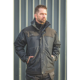 Apache ATS Waterproof & Breathable Jacket Black Large Size 40-42" Chest