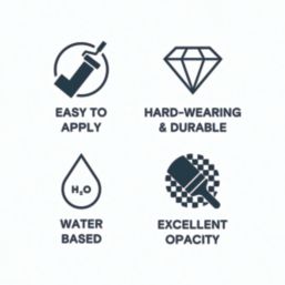 LickPro Max+ 2.5Ltr White 01 Eggshell Emulsion  Paint