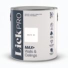 LickPro Max+ 2.5Ltr White 01 Eggshell Emulsion  Paint