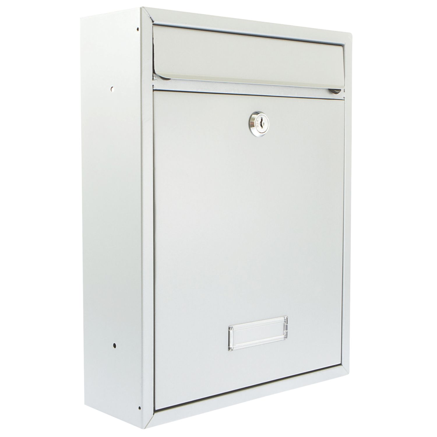 Burg-Wachter Trent Post Box Silver Metallic (561PH)
