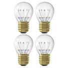 Calex Pearl ES P45 LED Light Bulb 55lm 1W 4 Pack