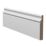 Essentials Primed MDF Ogee Skirting Board 2400mm x 119mm x 18mm 4 Pack