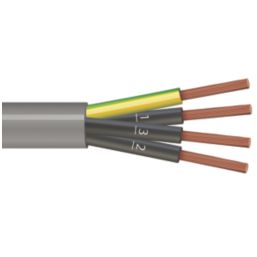 Time 4-Core YY Grey 1.5mm²  Unscreened Control Cable 1m Coil