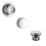Mira Mode Chrome HP/Combi App Controlled Push-Button Bath Overflow Filler Tap  With Pop-Up Waste