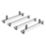 Van Guard VG335-4 Toyota ProAce 2016 on ULTI Van Roof Bars 1400mm