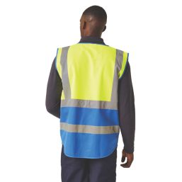 Regatta Pro Executive Vest Hi-Vis Vest Yellow/Royal Blue Medium 39.5" Chest