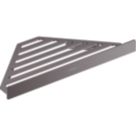 Hansgrohe AddStoris 1-Tier Corner Basket Brushed Black Chrome