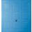 Gliderol Georgian 8' x 6' 6" Non-Insulated Frameless Steel Up & Over Garage Door Light Blue