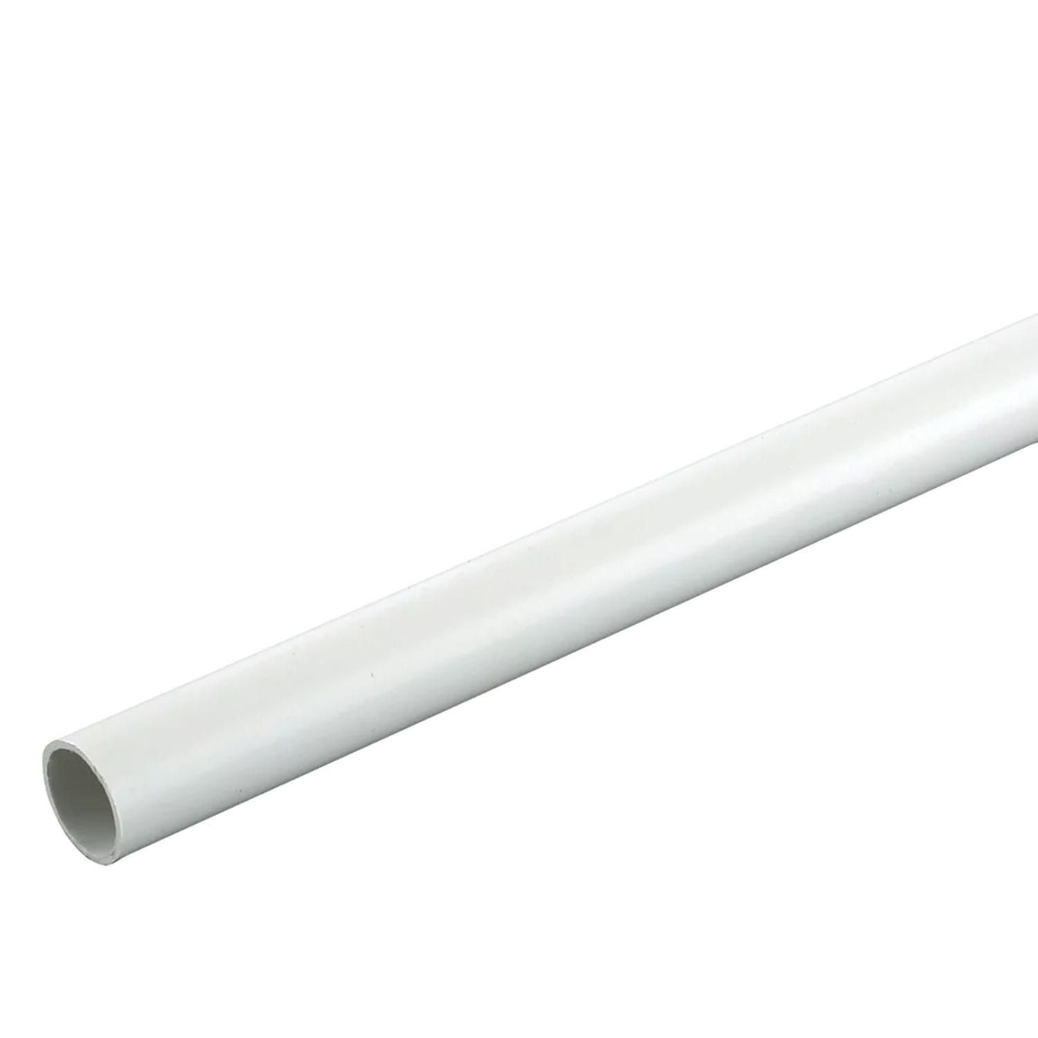 Deta TTE Round uPVC White Conduit 25mm x 2m (561VT)