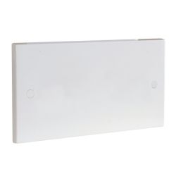 British General 900 Series 2-Gang Blanking Plate White