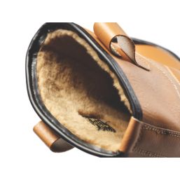 Site Gravel Size 7  Tan  Steel Toe Cap Safety Rigger Boots