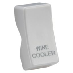 Knightsbridge 'WINE COOLER' Switch Cover White