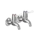 Bristan Value Bib Single Lever Kitchen Taps Chrome-Plated 1 Pair