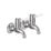 Bristan Value Bib Single Lever Kitchen Taps Chrome-Plated 1 Pair