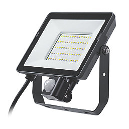 Philips ProjectLine Outdoor LED Floodlight With PIR Sensor Black 95W 2850lm