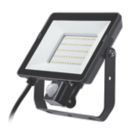 Philips ProjectLine Outdoor LED Floodlight With PIR Sensor Black 30W 2850lm