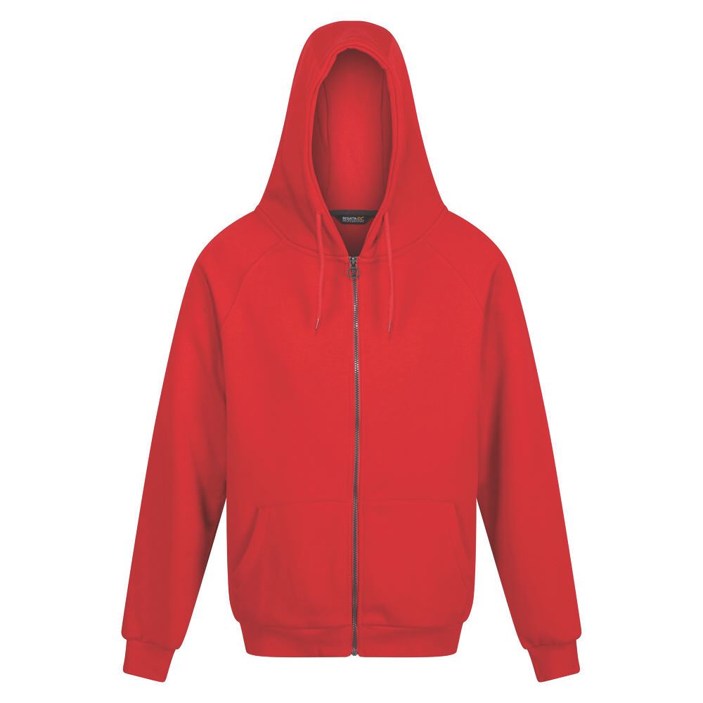 Regatta Pro Full Zip Hoodie Classic Red Small 37" Chest Screwfix