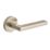 Designer Levers Scylla Lever on Rose Door Handle Pair Brushed Nickel