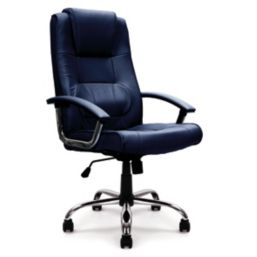 Nautilus Designs Westminster High Back Executive Chair Blue