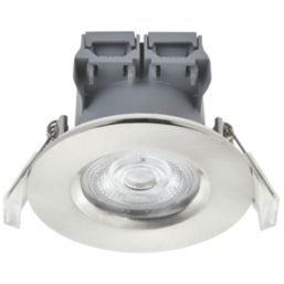 LAP  Fixed  LED Downlights Brushed Nickel 4.5W 400lm 10 Pack