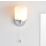 Saxby Hades Bathroom Wall Light Chrome/White