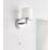 Saxby Hades Bathroom Wall Light Chrome/White