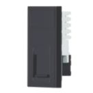 Contactum Media Modular RJ45 Ethernet Socket Black