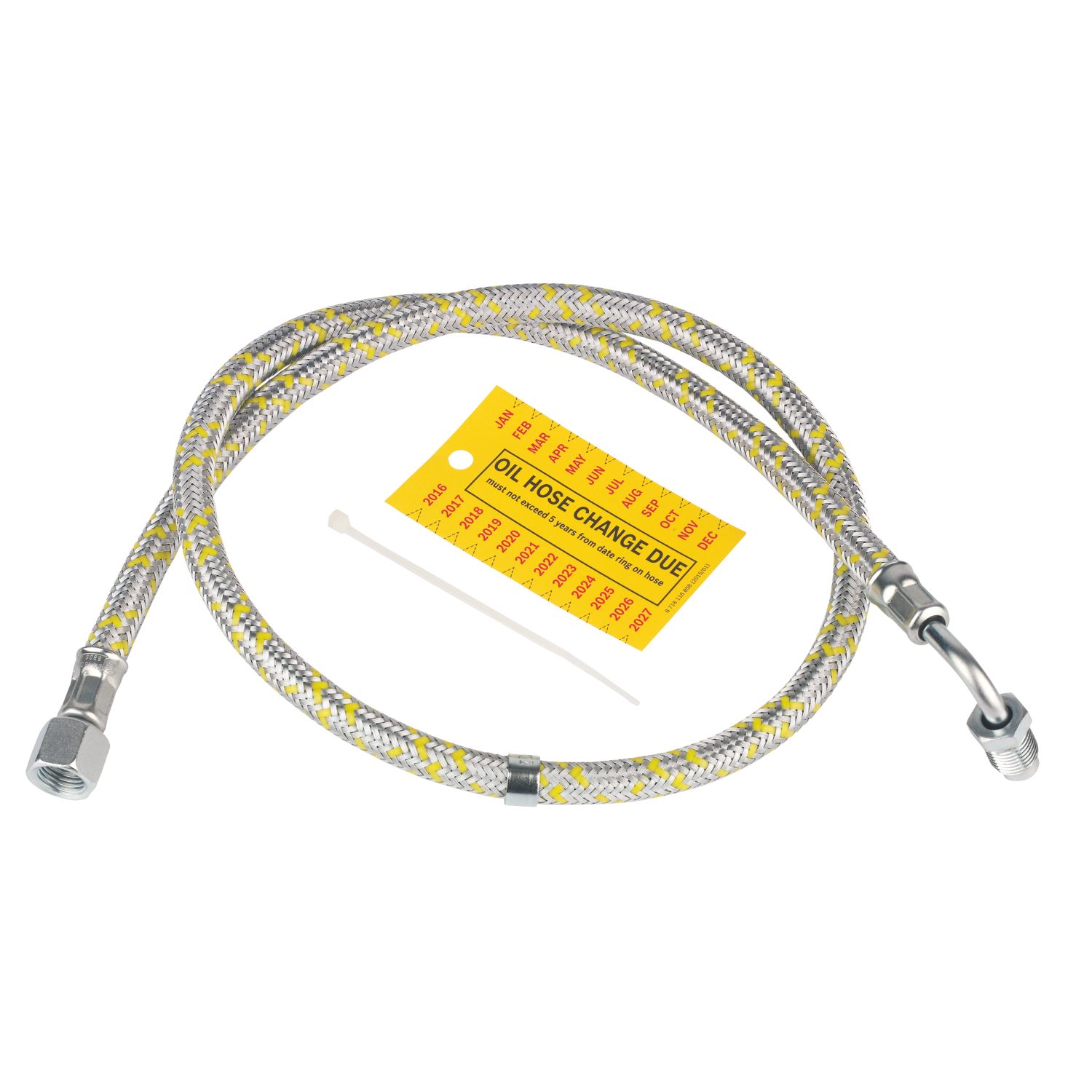 Worcester Bosch 87161153120 HNBR 900mm Oil Hose (562TP)