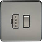 Knightsbridge SF6300BN 13A Switched Fused Spur  Black Nickel