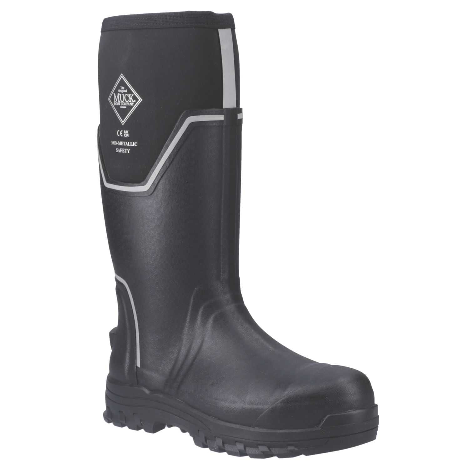 Muck Boots MB Grit Size 10 Black Safety Wellies (562YT)