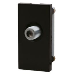LAP  Modular F-Type Satellite Socket Black