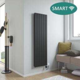 Ximax Oceanus Duplex 900W Electric Radiator 1500mm x 445mm Black 3072BTU