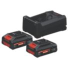 Bosch Expert 1600A0373L 18V 4.0Ah Li-Ion AMPShare Battery & Charger Set 3 Pieces