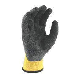 DEWALT Textured Rubber Gripper Gloves Yellow Large