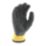DEWALT Textured Rubber Gripper Gloves Yellow Large