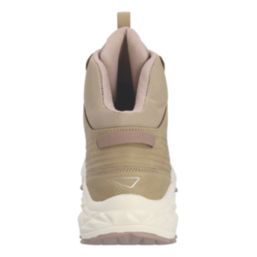 Hi-Tec Fuse Trek Mid Size 4 Womens Taupe Waterproof  Non Safety Work Boots