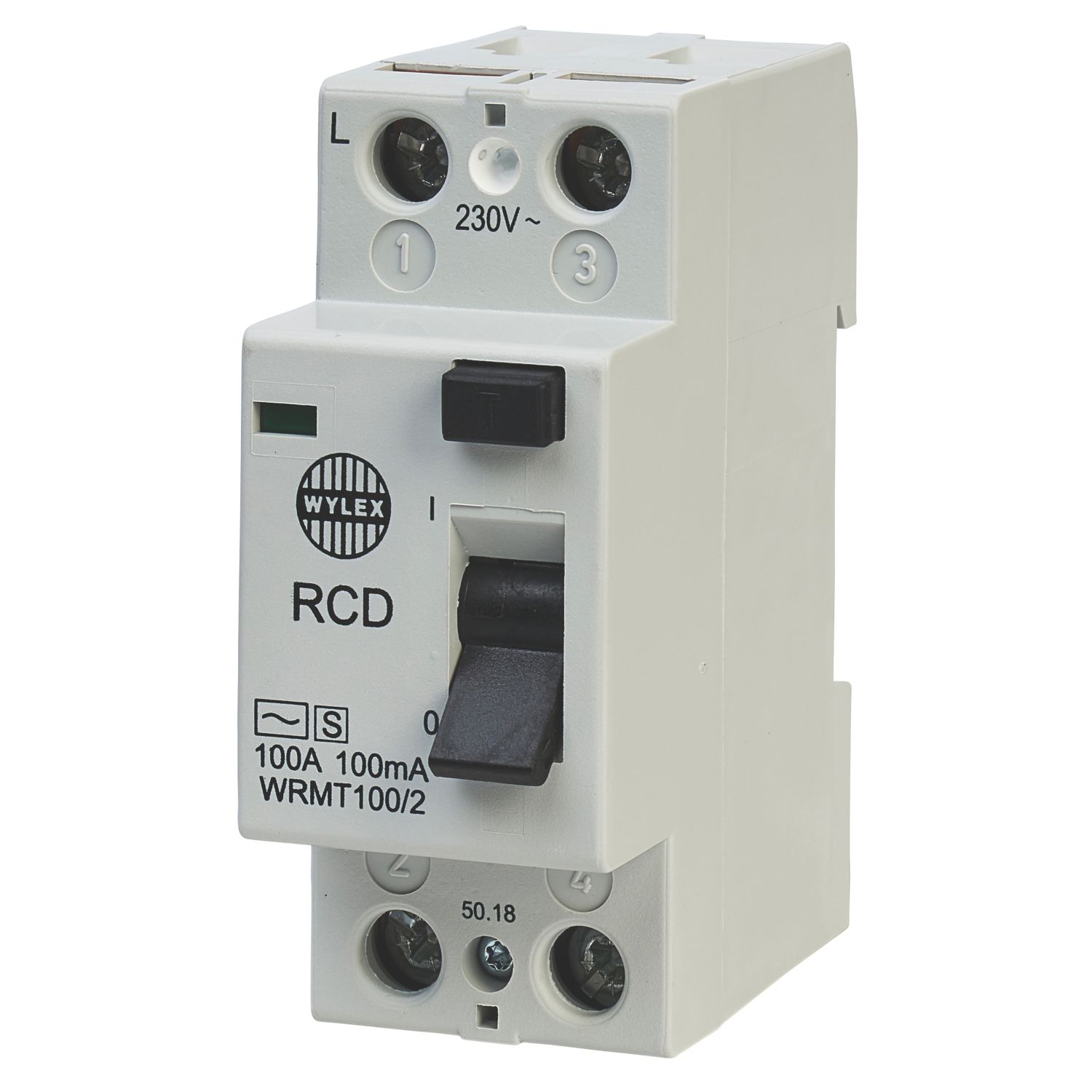 Wylex Lifeline 100A 100mA DP S Curve Time Delay RCD (563HV)