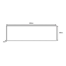 Wilsonart  Brooklyn Concrete Mid Rise Splashback 3050mm x 600mm x 4mm