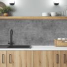 Wilsonart  Brooklyn Concrete Mid Rise Splashback 3050mm x 600mm x 4mm