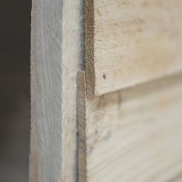 Forest  3' 6" x 6' (Nominal) Pent Overlap Timber Shed