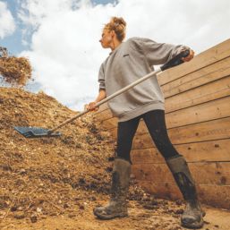 Muck Boots Arctic Sport II Tall Size 7 Womens Black/Grey Non Safety Wellies