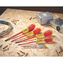 Stanley FatMax Slim Mixed  VDE Screwdrivers  5 Piece Set