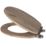 Croydex Corella Soft-Close with Quick-Release Flex-Fix Toilet Seat Moulded Wood Grey Oak