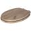 Croydex Corella Soft-Close with Quick-Release Flex-Fix Toilet Seat Moulded Wood Grey Oak